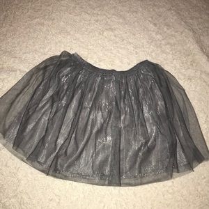 Sliver glittery skirt tutu